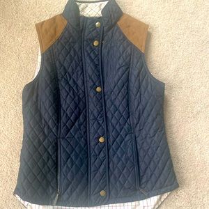 Barbour quilted vest.